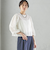 〈手洗い可能〉Broche スクエア レース 2WAY ブラウス