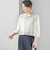〈手洗い可能〉Broche スクエア レース 2WAY ブラウス