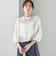 〈手洗い可能〉Broche スクエア レース 2WAY ブラウス