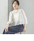 〈手洗い可能〉Broche スクエア レース 2WAY ブラウス