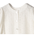 〈手洗い可能〉Broche スクエア レース 2WAY ブラウス