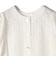 〈手洗い可能〉Broche スクエア レース 2WAY ブラウス