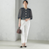 〈手洗い可能〉Broche スクエア レース 2WAY ブラウス