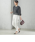 〈手洗い可能〉Broche スクエア レース 2WAY ブラウス