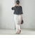 〈手洗い可能〉Broche スクエア レース 2WAY ブラウス