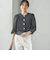 〈手洗い可能〉Broche スクエア レース 2WAY ブラウス
