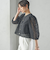 〈手洗い可能〉Broche スクエア レース 2WAY ブラウス
