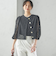 〈手洗い可能〉Broche スクエア レース 2WAY ブラウス