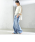 〈手洗い可能〉麻調 メッシュ 半袖 ビッグ シャツ