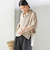 〈手洗い可能〉麻調 メッシュ 半袖 ビッグ シャツ