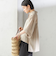 〈手洗い可能〉麻調 メッシュ 半袖 ビッグ シャツ