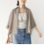 〈手洗い可能〉麻調 メッシュ 半袖 ビッグ シャツ