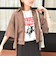 〈手洗い可能〉麻調 メッシュ 半袖 ビッグ シャツ