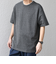【WEB限定】SHIPS any: リネンライク メランジ 鹿の子 フェイク レイヤード Tシャツ◇