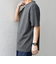 【WEB限定】SHIPS any: リネンライク メランジ 鹿の子 フェイク レイヤード Tシャツ◇