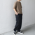 【WEB限定】SHIPS any: リネンライク メランジ 鹿の子 フェイク レイヤード Tシャツ◇