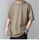 【WEB限定】SHIPS any: リネンライク メランジ 鹿の子 フェイク レイヤード Tシャツ◇