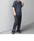 【WEB限定】SHIPS any: リネンライク メランジ 鹿の子 フェイク レイヤード Tシャツ◇