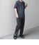 【WEB限定】SHIPS any: リネンライク メランジ 鹿の子 フェイク レイヤード Tシャツ◇