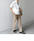 SHIPS any: 360° THE CIRCLE STRETCH センタークリース イージーパンツ(セットアップ対応)◇