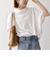 SHIPS any:〈洗濯機可能〉ワッフル ワイド コクーン ドルマン TEE