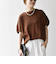 SHIPS any:〈洗濯機可能〉ワッフル ワイド コクーン ドルマン TEE