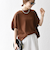 SHIPS any:〈洗濯機可能〉ワッフル ワイド コクーン ドルマン TEE