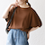 SHIPS any:〈洗濯機可能〉ワッフル ワイド コクーン ドルマン TEE