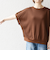SHIPS any:〈洗濯機可能〉ワッフル ワイド コクーン ドルマン TEE