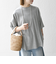 SHIPS any:〈接触冷感/汗染み防止加工/洗濯機可能〉ラウンドヘム クルー ビッグ TEE
