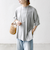 SHIPS any:〈接触冷感/汗染み防止加工/洗濯機可能〉ラウンドヘム クルー ビッグ TEE