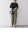 SHIPS any:〈接触冷感/汗染み防止加工/洗濯機可能〉ラウンドヘム クルー ビッグ TEE