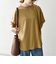 SHIPS any:〈接触冷感/汗染み防止加工/洗濯機可能〉ラウンドヘム クルー ビッグ TEE