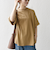 SHIPS any:〈接触冷感/汗染み防止加工/洗濯機可能〉ラウンドヘム クルー ビッグ TEE