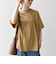 SHIPS any:〈接触冷感/汗染み防止加工/洗濯機可能〉ラウンドヘム クルー ビッグ TEE
