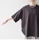 〈接触冷感/汗染み防止加工/洗濯機可能〉ラウンドヘム クルー ビッグ TEE