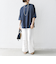 SHIPS any:〈接触冷感/汗染み防止加工/洗濯機可能〉ラウンドヘム クルー ビッグ TEE