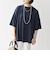 SHIPS any:〈接触冷感/汗染み防止加工/洗濯機可能〉ラウンドヘム クルー ビッグ TEE
