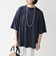 SHIPS any:〈接触冷感/汗染み防止加工/洗濯機可能〉ラウンドヘム クルー ビッグ TEE