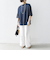 SHIPS any:〈接触冷感/汗染み防止加工/洗濯機可能〉ラウンドヘム クルー ビッグ TEE