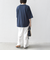 SHIPS any:〈接触冷感/汗染み防止加工/洗濯機可能〉ラウンドヘム クルー ビッグ TEE