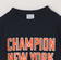 Champion: クルーネック カレッジ ロゴ Tシャツ <KIDS>