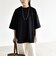 quaranciel:〈接触冷感/汗染み防止加工/洗濯機可能〉ラウンドヘム クルー ビッグ TEE