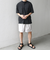 SHIPS any:〈洗濯機可能〉メッシュ ヘンリーネック ポケット Tシャツ◇