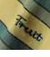 FRUIT OF THE LOOM: 刺繍 ロゴ カラー ボーダー Tシャツ<KIDS>