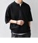 SHIPS any:〈手洗い可能〉リネンミックス ハイゲージ ニット スキッパー ポロシャツ◇