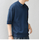 SHIPS any:〈手洗い可能〉リネンミックス ハイゲージ ニット スキッパー ポロシャツ◇