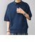 SHIPS any:〈手洗い可能〉リネンミックス ハイゲージ ニット スキッパー ポロシャツ◇