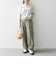 SHIPS any:〈接触冷感/手洗い可能〉ビジュー ヘンリーネック ニット プルオーバー