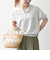 SHIPS any:〈接触冷感/手洗い可能〉ビジュー ヘンリーネック ニット プルオーバー